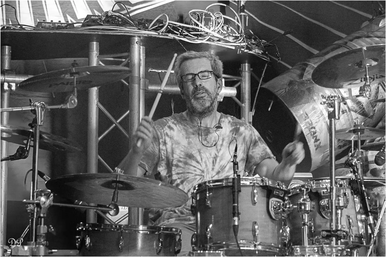 Hervé, batteur de Tarn River Jam
